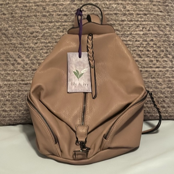 NWT Lily and Ivy, vintage mauve backpack - Picture 1 of 8